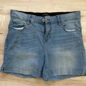 Light Blue Denim Women's Shorts